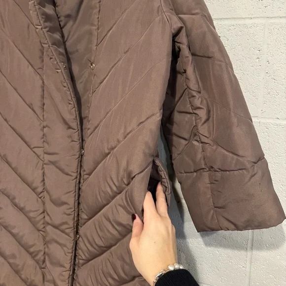 🐻 Vintage BILL BLASS long puffer coat | size 10 - Picture 2 of 7